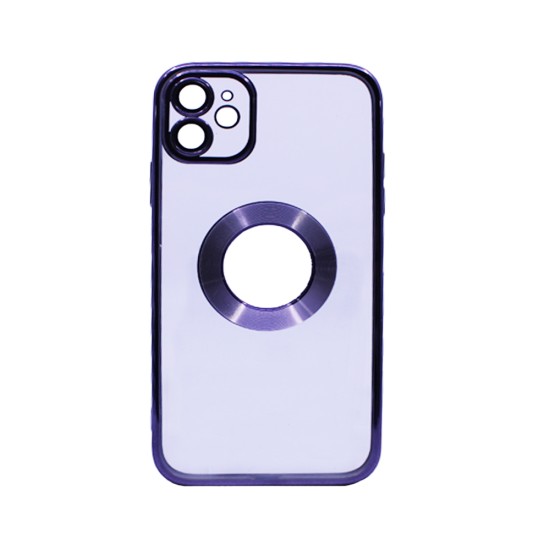 Hard Silicone Case with Camera Protector for Apple iPhone 11 Purple